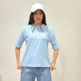 تیشرت بیسیک چاپدار نخ پنبه زنانه سایز 1، 2، 3