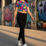 لگ دخترانه تمام کش پنبه لاکرا فاق بلند در 10 رنگ سایز 5 تا نوجوان