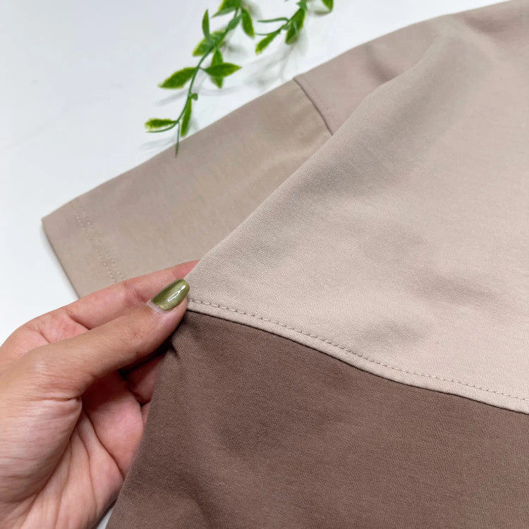 تیشرت پسرانه یقه گرد دکمه دار جنس پنبه ترک سایز 65 مناسب نوجوان 11 تا 14 سال