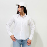شومیز بیسیک زنانه کد 1147 یقه مردانه آستین بلند بنددار نخی یونیسکس سایزبزرگ