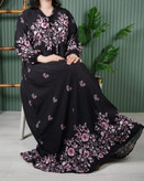 پیراهن کلوش عالیس صورتی R7571