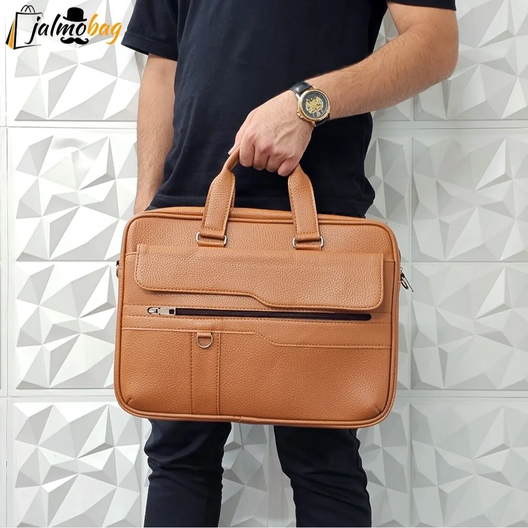 کیف اداری لپتاپی چرمی دستی و دوشی چرم صنعتی