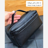کیف دستی دوحالته چرم وارداتی مونت بلانک مدل دبل فیس 4 زیپ